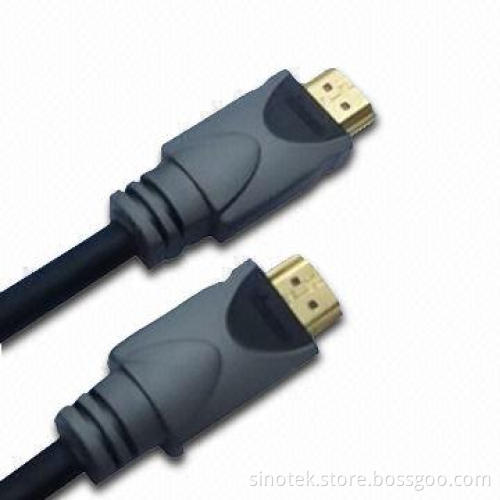 High-speed HDMI® Cables with 28 AWG Conductor and 1,080 Pixels Resolution